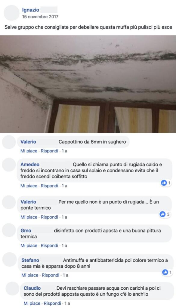 Per La Muffa Candeggina O Ammoniaca muffa-candeggina-o-ammoniaca - Archimede Group | Specialisti dell'umidità