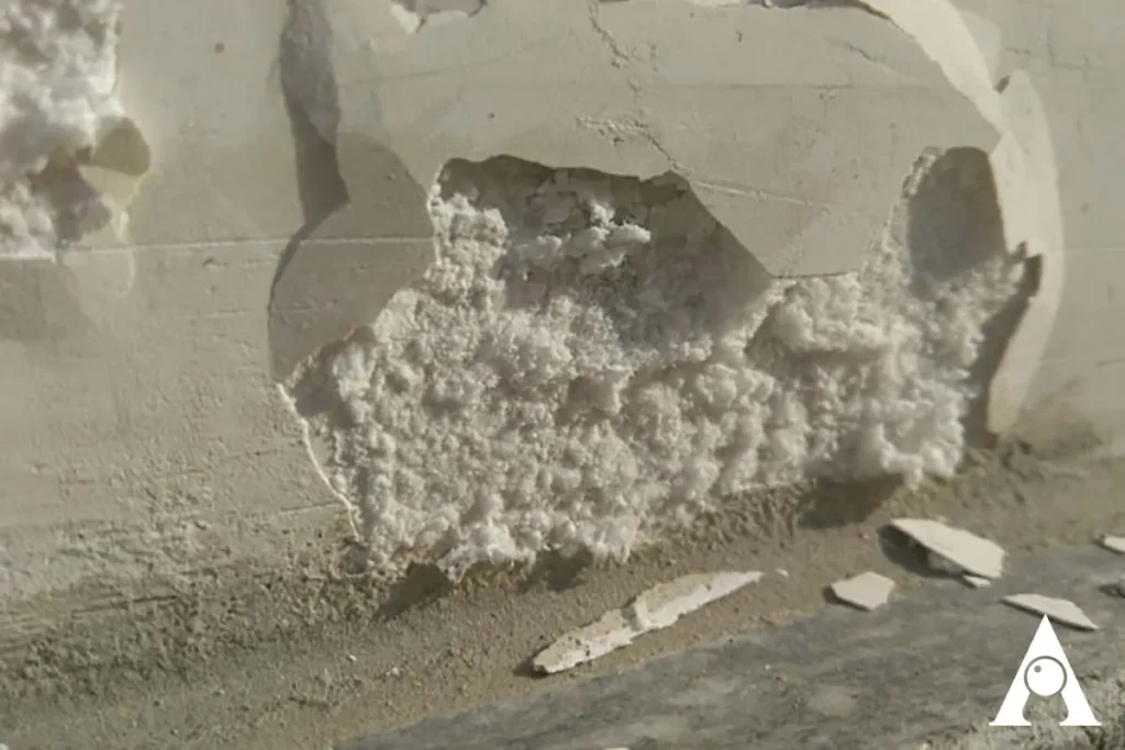 muffa bianca sui muri