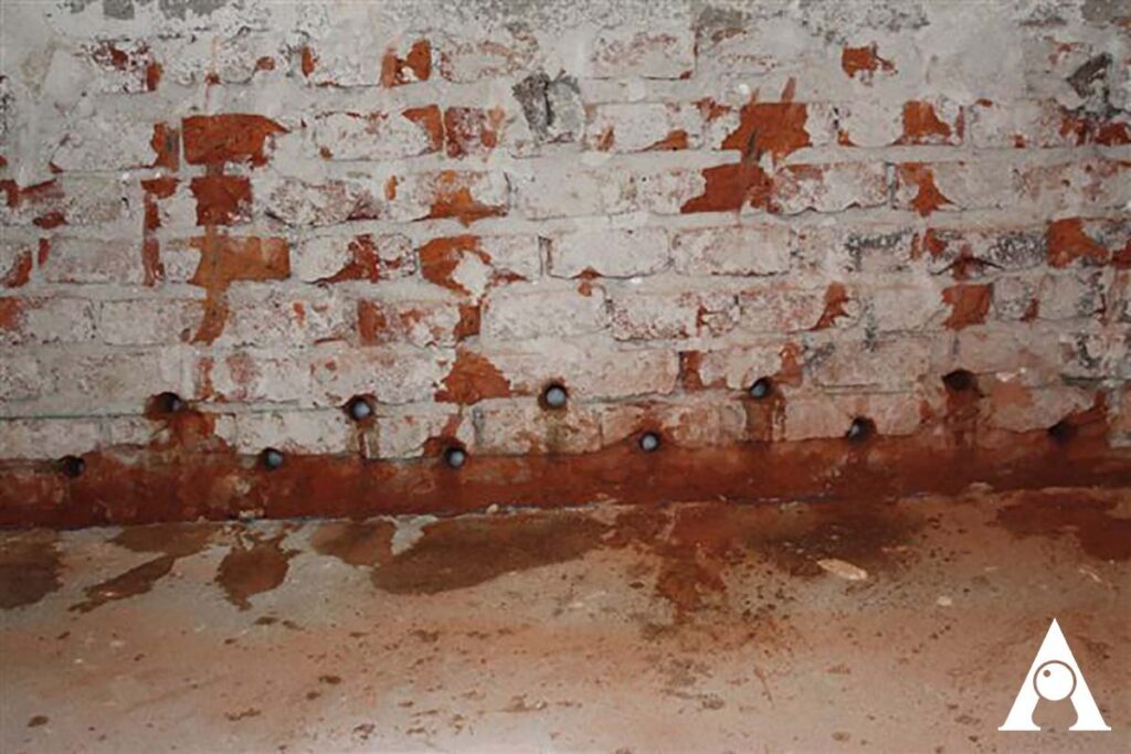muro con barriera chimica umidità