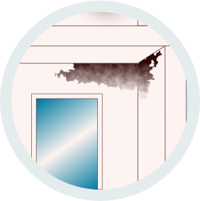 Umidita da condensa muffa nelle pareti