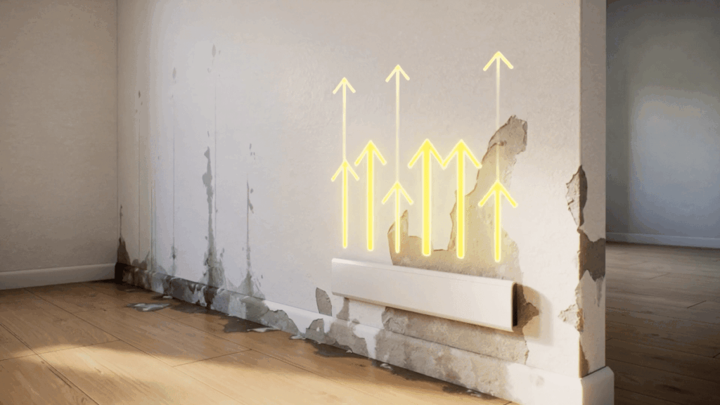 Piastra riscaldante contro l'umidità di risalita: funzionamento e limiti della soluzione