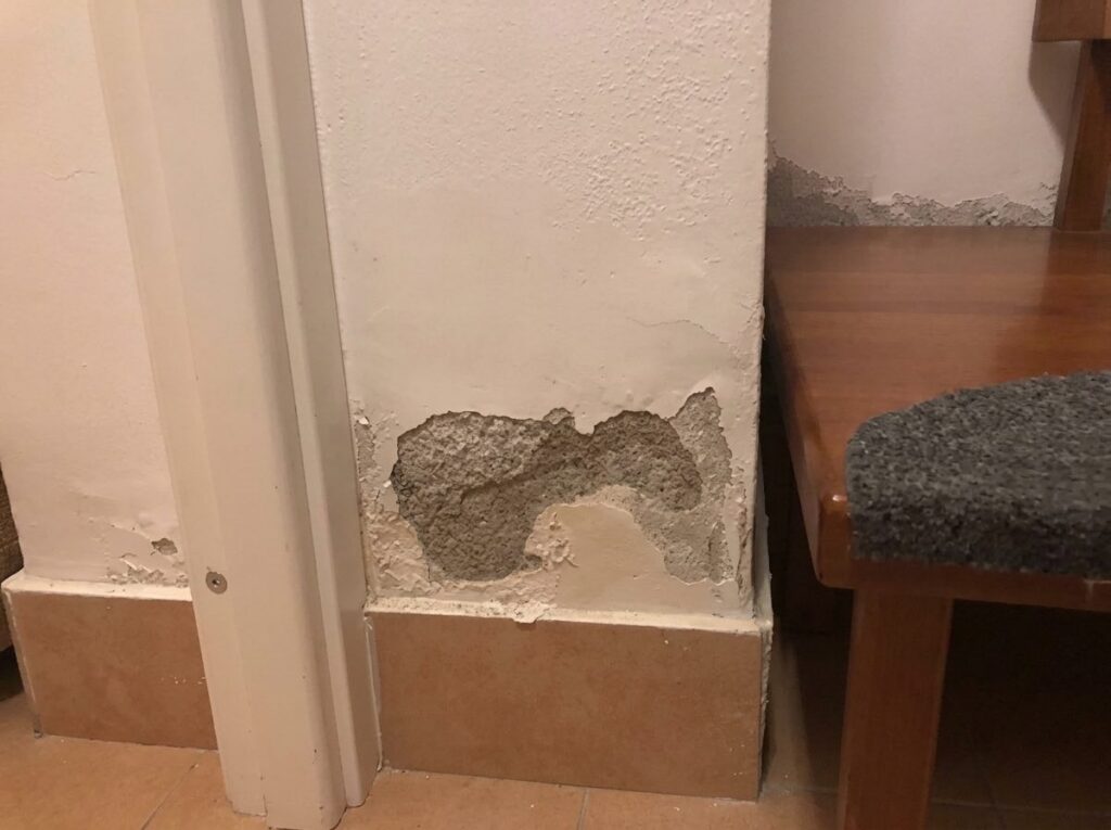 intonaco anti umidità